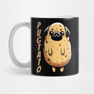 Pugtato Couch Potato Pug Dog Mug